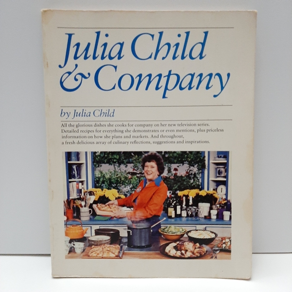 🍒 1978 Vintage 1st Ed. Julia Child & Company - Cookbook Recipes Paperback